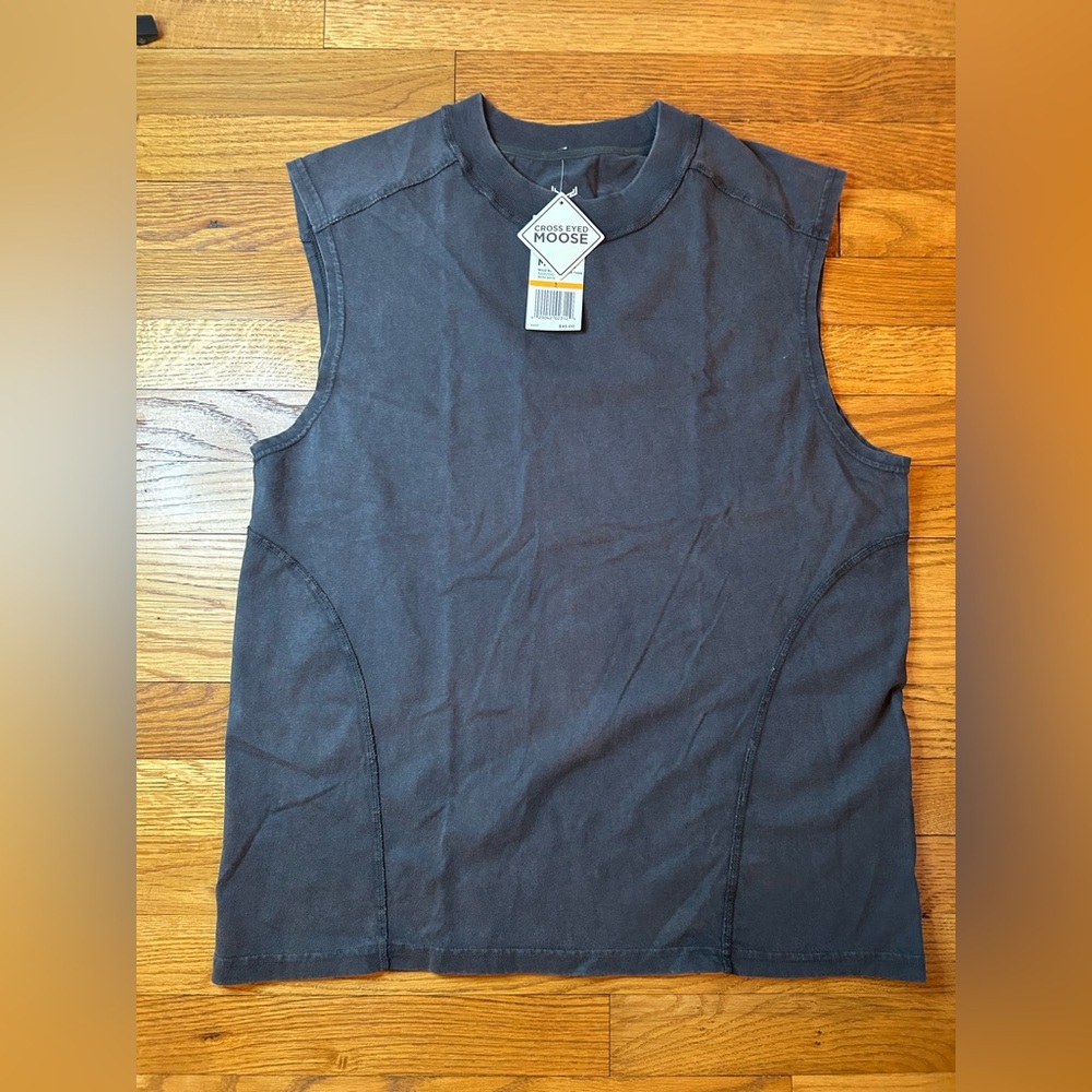 Men's Sleeveless Gray Shirt